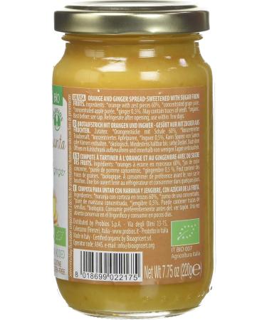 Probios Orange and Ginger Puree without Pectin with Organic Fruit Sugar 220 g - Buy Online on GoSupps.com