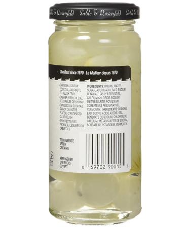Sable & Rosenfeld Tipsy Onions - 5oz Glass Jars (Pack of 6) | Gourmet Vermouth Garnish - Buy Online on GoSupps.com
