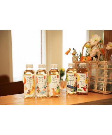Tea PI Iced Tea Jasmine Green Tea Grapefruit Sweet Iced Fruit Tea Bottles Real Juice -16.9 fl oz 500mL 15 Pack - Buy Online on GoSupps.com