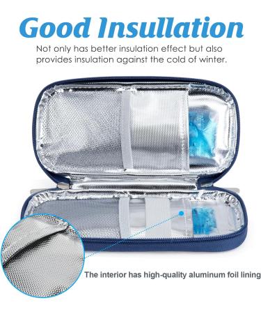 Youshares Insulin Cooling Bag with 2 Cooling Packs - Essential Diabetes Accessory for Safe Travel & Storage | Magnolia 11 - Buy Online on GoSupps.com