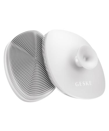 Geske SmartAppGuided 4-in-1 Facial Brush | Silicone Cleaning Device for Professional Skin Care | Soft Handle | International Shipping Available - Buy Online on GoSupps.com