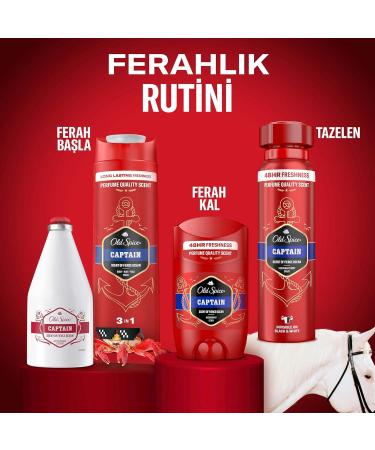 Old Spice Captain Aftershave Lotion 100ml - Buy Online on GoSupps.com