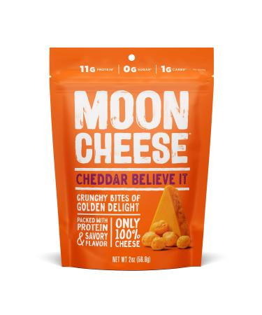 Moon Cheese - 100% Natural Cheese Snack - Cheddar - 2 oz