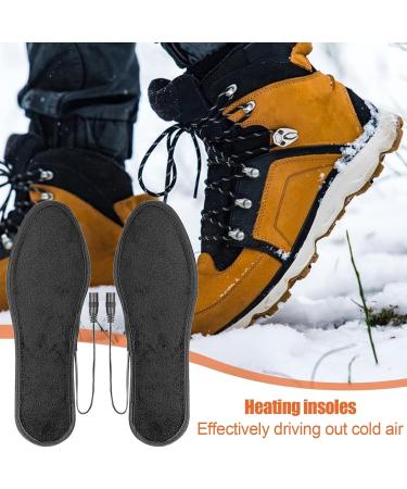 Rechargeable USB Heated Insoles - Cuttable Electric Foot Warmers for Sizes 37-38 | Washable Comfort & Warmth - Buy Online on GoSupps.com