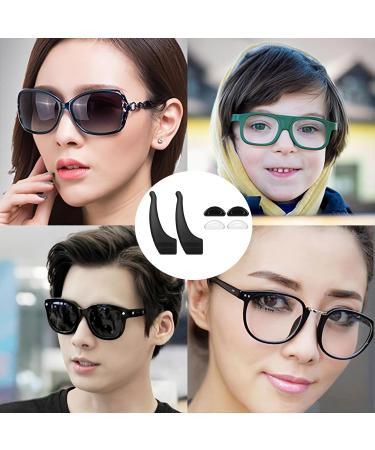 24 Pairs Anti-Slip Silicone Nose Pads for Glasses - Wudqiji Ear Hooks & Adhesive Sports Sunglasses Accessories - Buy Online on GoSupps.com