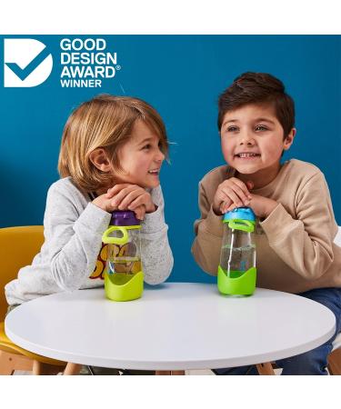B.box 15oz Sport Spout Bottle | Spill Proof BPA-Free Water Bottle for Kids & Toddlers | Ocean Breeze 15 oz - Buy Online on GoSupps.com
