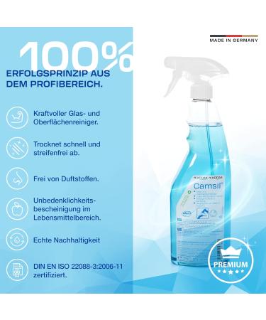 Camsil Premium Glass & Surface Cleaner 750ml | Universal Cleaner with Spray Head | Made in Germany by Kocak F. M. - International Shipping Available - Buy Online on GoSupps.com