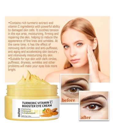 Turmeric Vitamin C Eye Cream for Bright Eyes - Reduce Bags, Fine Lines, and Tiredness - Buy Online on GoSupps.com