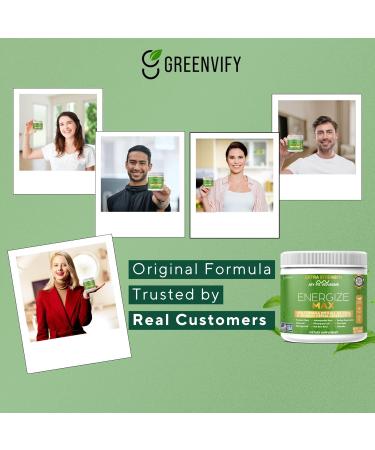 GREENVIFY Energize Max Dietary Supplement All Natural Organic Herbal Ingredients 30 Servings 6.3 oz (5) - Buy Online on GoSupps.com