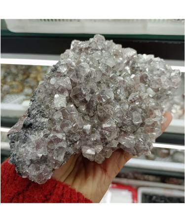 Natural Crystal Rough Crystal Cluster Amazing Natural Fisheye Calcite Quartz Crystal Ore Specimen Gem Home Degaussing Decoration Gift (Size : 700-800g) - Buy Online on GoSupps.com