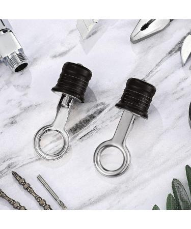 2 Pieces Stainless Steel Boat Drain Snap Plug for 1 Inch Drains - Honoson - Buy Online on GoSupps.com