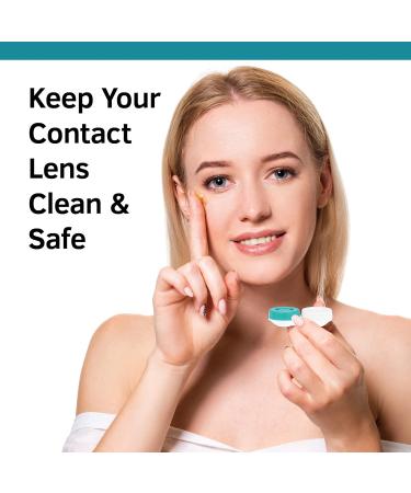 Sports Vision Contact Lens Case - Screw Cap Flat Design | 10 Pack - Ideal for Travel & Storage - Buy Online on GoSupps.com