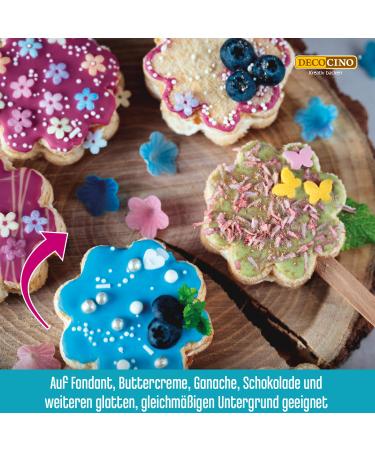 Decocino Bio Cake Drip Blue - 40g | Ready-to-Use Organic Cake Glaze for Drip Cakes & Cake Pops | Palm Oil-Free - Buy Online on GoSupps.com