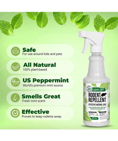 Mighty Mint 16oz Peppermint Oil Rodent Repellent Spray - Natural Pest Control Solution - Buy Online on GoSupps.com