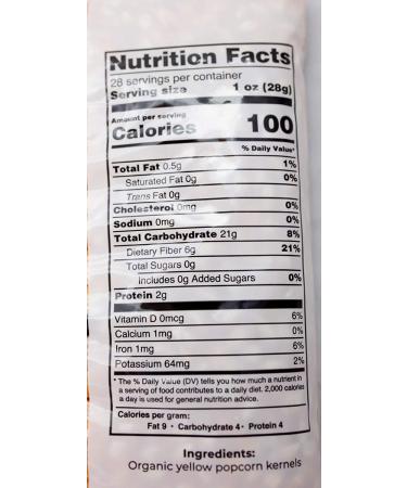 Preferred Popcorn Organic Popcorn 28oz - Pack of 4 | Healthy Snack Option - Buy Online on GoSupps.com