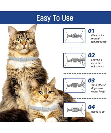 Kreezypet Flea and Tick Collar for Cats | 24-Month Protection | Essential Oils | 19 Inches | 3-Pack | International Shipping - Buy Online on GoSupps.com