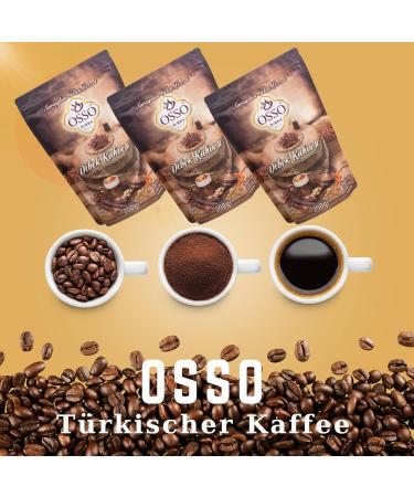 Trinovicom Trinovi Osso Menengi Dibek Hazelnut Mastic Coffee and Ottoman Coffee 5 x 200 g Traditional Types Fresh Ground Coffee Aromatic Ground Coffee - Buy Online on GoSupps.com