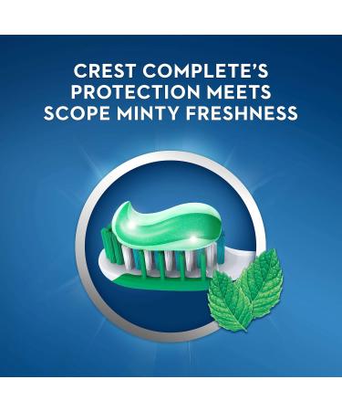 Crest Plus Scope Complete Whitening Toothpaste Minty Fresh 5.4 Ounce - Buy Online on GoSupps.com