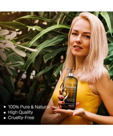 MAJESTIC PURE Biotin Conditioner for Hair Loss - DHT-3 Blocker - Keratin & Rosemary Oil - Sulfate Free - 16 fl oz - Buy Online on GoSupps.com