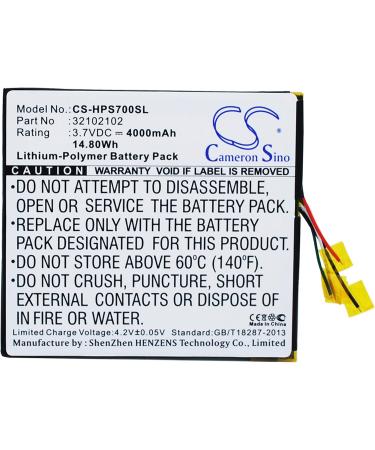 Replacement Battery for HP Slate 7 Extreme - 32102102 4000mAh/3.7V | Fast International Shipping - Buy Online on GoSupps.com