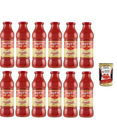 Italian Gourmet E.R. Pasta Tomato Paste 100% Italian Tomato Sauce 700 g + Pulp Italian Gourmet 400 g Pack of