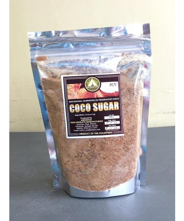 Organic Pure Coconut Sugar 250g - 100% Natural, Preservative-Free, NON GMO, Gluten Free - Ideal for Baking, Cooking, and Drinks - Straight from the Philippines - Buy Online on GoSupps.com