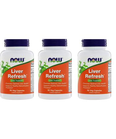 Now Foods Liver Refresh - 90 Veggie Capsules (Pack of 3)