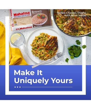 Mahatma Whole-Grain Brown Rice 32oz Bag - Stovetop or Microwave 2lb Rice - Buy Online on GoSupps.com