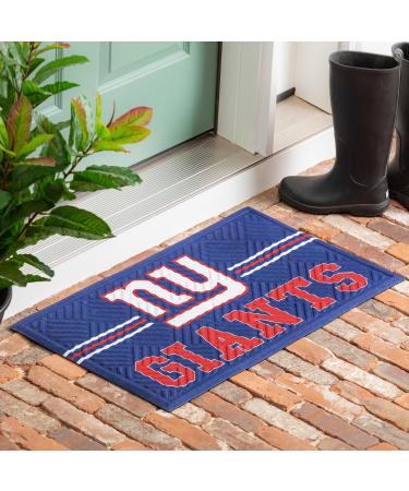 Shop Team Sports America NFL Foot Mat - New York Giants | 71.1x40.6 cm | Slip-Resistant | Indoor & Outdoor Decor - Buy Online on GoSupps.com