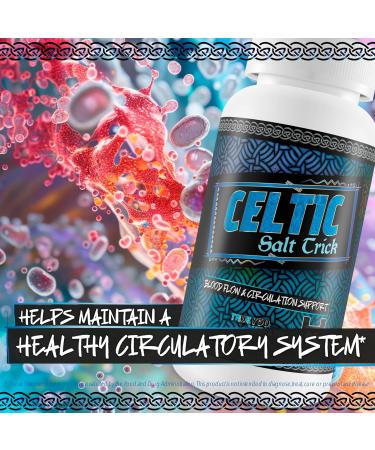 Celtic Salt Trick for Blood Flow - Improved Formula - Our Best Blood Circulation Supplements for Men - Increase Blood Flow Care Blood Circulation Pills - Advanced Blood Flow Support - Buy Online on GoSupps.com
