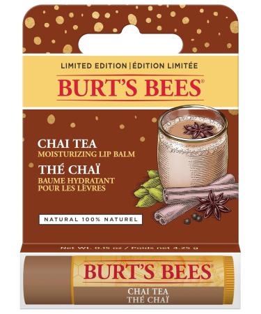 Burt's Bees Chai Tea Lip Balm - Nourishing Blister Balm 4.25g | International Shipping - Buy Online on GoSupps.com