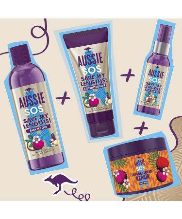 Aussie Repair Hair Mask with Jojoba Oil - Vegan Hair Treatment for Dry, Damaged Hair | Supports Growth & Repair - 450ml - Buy Online on GoSupps.com