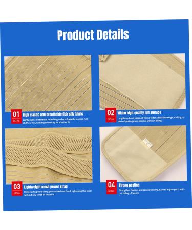 Wedhapy Back Bandage - Adjustable Lumbar Support Belt for Lower Back Pain Relief | Breathable & Reinforced Design - Buy Online on GoSupps.com