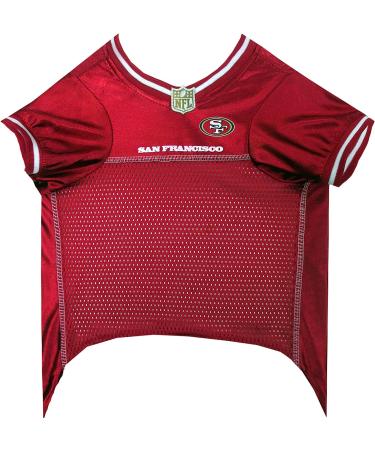 NFL San Francisco 49ers X-Small Dog Jersey - Official Licensed Football Costume for Dogs & Cats - Buy Online on GoSupps.com