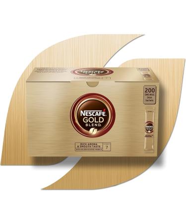 NESCAF Gold Blend Medium Roast Instant Coffee Sachets - 200 x 1.8g Sticks Single - Buy Online on GoSupps.com