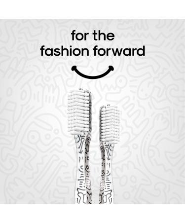 SMYL Toothbrush for Adults - Urban Pop Art Graffiti Design Nylon Bristles for Effective Oral Care & Plaque Removal 1 Count - Buy Online on GoSupps.com