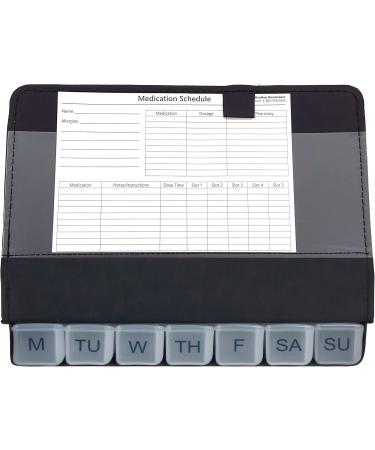 e-Pill 5x a Day Weekly Pill Organizer | 7-Day Vitamin & Medicine Box with Discreet Case & Reminder for International Shipping - Buy Online on GoSupps.com