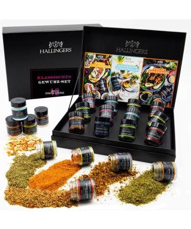 Hallinger's classic spice set - No.1 - spice gift set handmade 12 spices from all over the world (set) - Mother's Day gift & gift ideas for Father's Day |New at home congratulations friendship gen