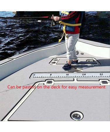 Hzkaicun 40 Fish Ruler Sticker with Adhesive Backing - Light Gray Foam Measuring Board for Fish Boat, Cooler, Kayak, Yacht - Boat Accessories - Buy Online on GoSupps.com