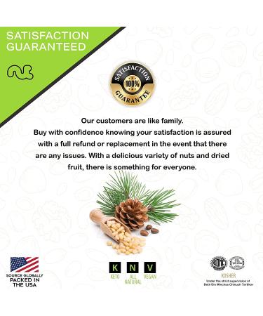 Raw Pine Nuts Pignolias - 5 LB Bulk Bag, Unsalted & Superior to Organic - Healthy Protein Snack, All Natural, Keto Vegan & Kosher - Prime Resealable Bag - Buy Online on GoSupps.com