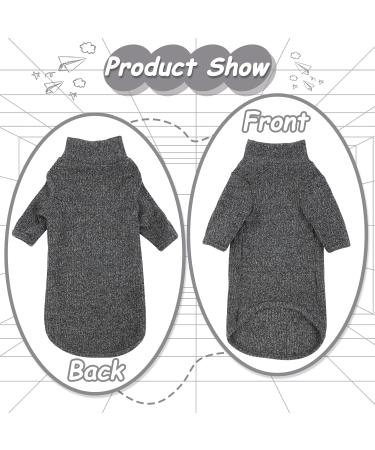 Buy Pumyporeity Sphynx Hairless Cat Cotton Clothes | Cute Turtleneck Sweater | Breathable XL T-Shirt & Vest for Kittens - Soft Clothing in Black - Buy Online on GoSupps.com