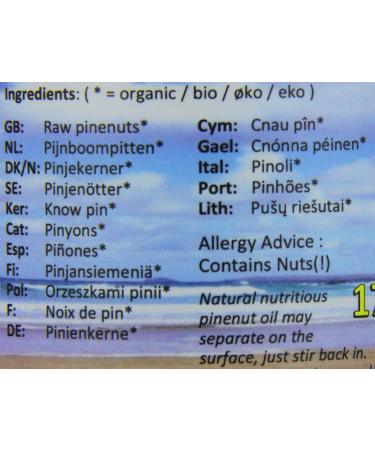 Carley's Organic Raw Pinenut Butter 170 g - Buy Online on GoSupps.com