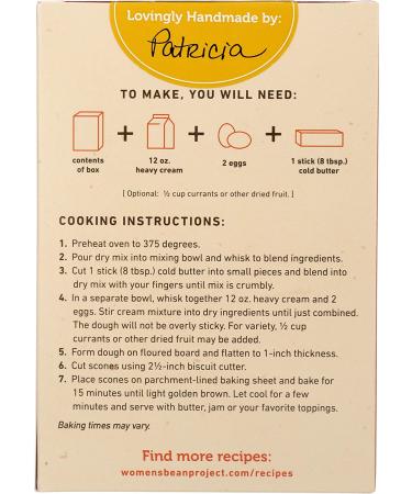 Women's Bean Project Cream Scone Mix - 25 oz | Delicious Baking Mix - Buy Online on GoSupps.com