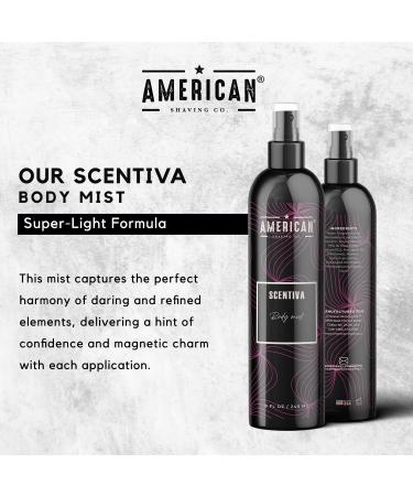 Scentiva Body Mist For Men 8 oz Made in USA Quick Absorption Quality Potent Ingredients Long-Lasting Non-GMO GMP Certified Cruelty-Free Products - Buy Online on GoSupps.com