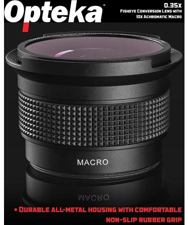 Opteka 0.35X Wide Angle Fisheye Lens for Canon Vixia Camcorders - Buy Online on GoSupps.com