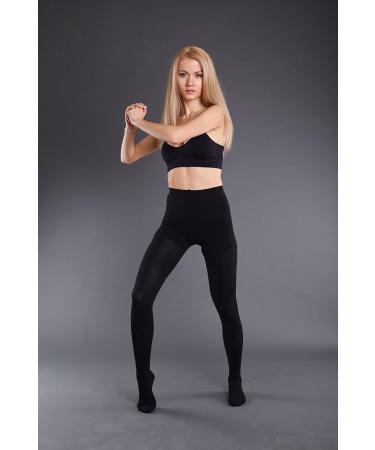 Buy Short Compression Tights AT | Support Tights Class 3 - Closed Toe (Black Size 6) | International Shipping Available - Buy Online on GoSupps.com