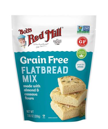 Bob's Red Mill Grain Free Flatbread Mix 7.05 oz (Pack of 5) - Gluten Free Paleo Baking Mix - Buy Online on GoSupps.com