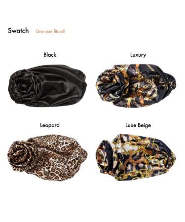 Red by Kiss Top Knot Turban X Keyshia Cole Head Wrap - Leopard Print Urban Hair Scarf - Buy Online on GoSupps.com