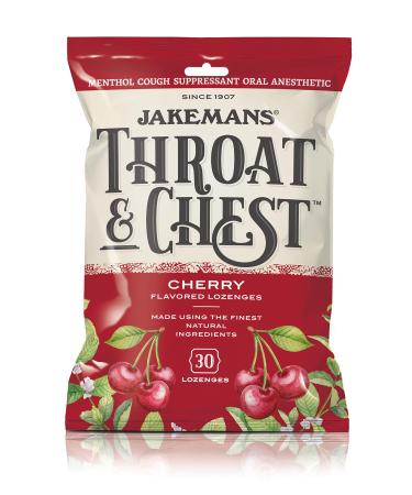 Jakemans Cherry Throat & Chest Lozenge Bag - Buy Online on GoSupps.com