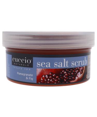 Cuccio Natural Sea Salt with Pomegranate and Fig medium crystals and fine 553g